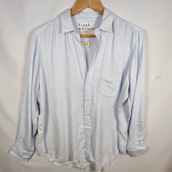 Frank & Eileen Women's Medium Button Down Long Sleeve Floral Shirt - Picture 1 of 9